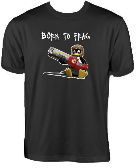 T-shirt - Born To Frag 