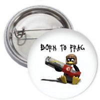 Ansteckbutton - Born to Frag